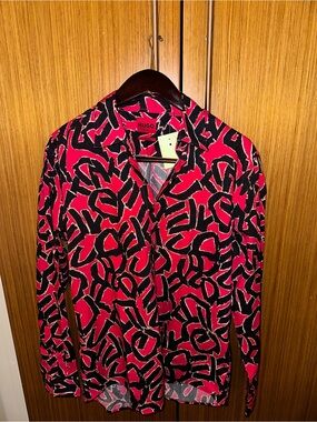 HUGO Red and Black Shirt